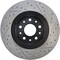 Centric Parts Sport Drilled/Slotted Brake Rotor, 127.61080R 127.61080R - alternate 4